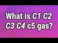 What is C1 C2 C3 C4 c5 gas?