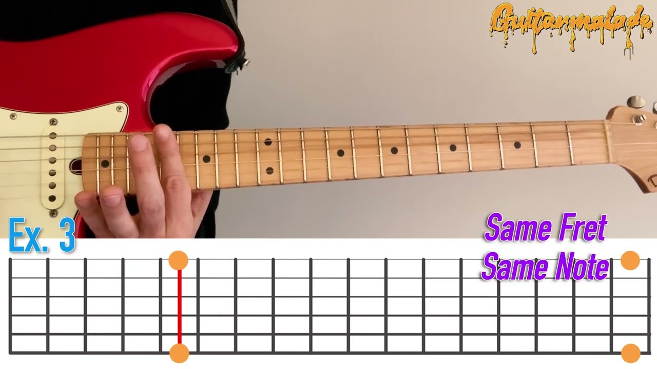 Octave Shape Trick to Finding ANY Note - GUITARMALADE