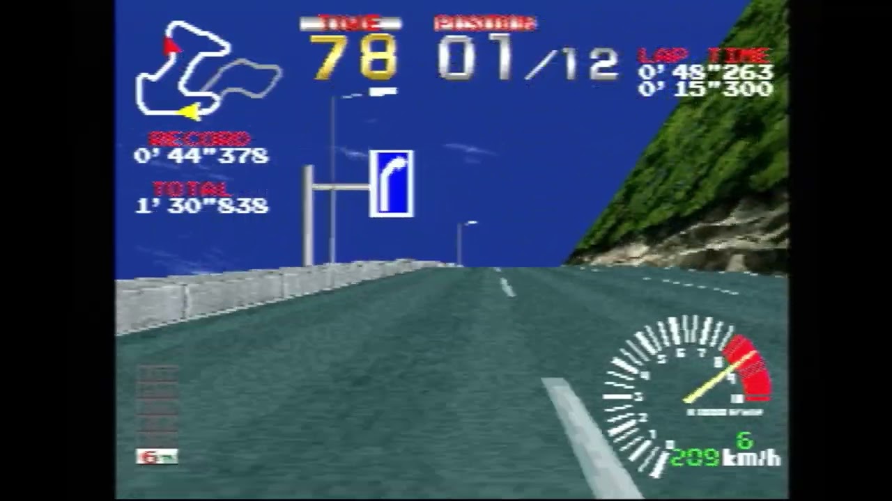 ALZERI Speedruns: Ridge Racer (PSX), Beginner Race using RT BLUE