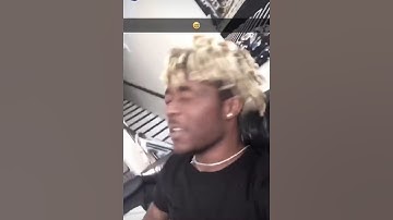 RARE VIDEO OF LIL UZI VERT VIBING WITH BLOND HAIR!