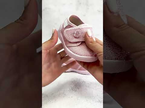 Waldi детские тапочки в садике и для дома, текстильная обувь для девушек Розмер: 19-23, видео 1