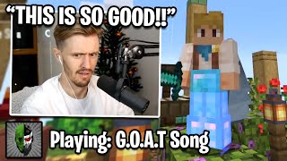 Solidarity REACTS To G.O.A.T SONG In HERMITCRAFT