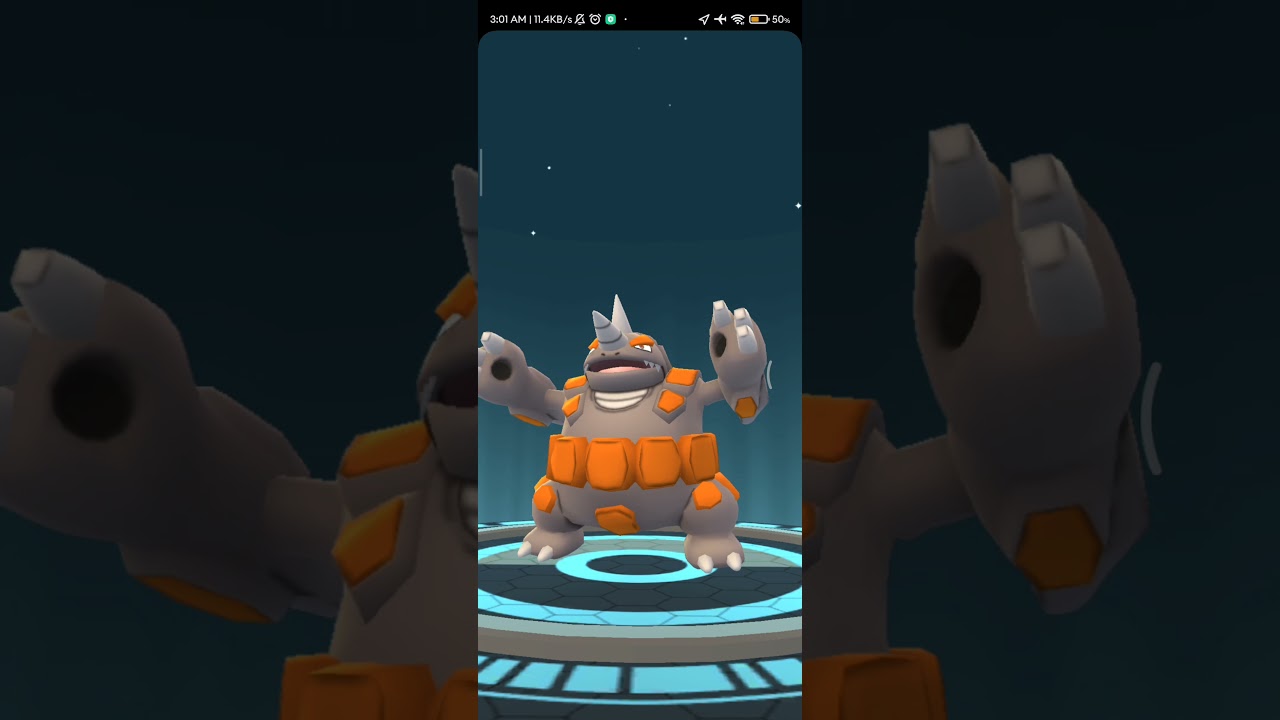 POKEMON GO| Rhyhorn to Rhyperior Evolution| OP GAMER|