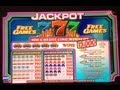 *MAX* TRIPLE RED HOT 777 SLOT **HIGH LIMIT** LIVE PLAY ...