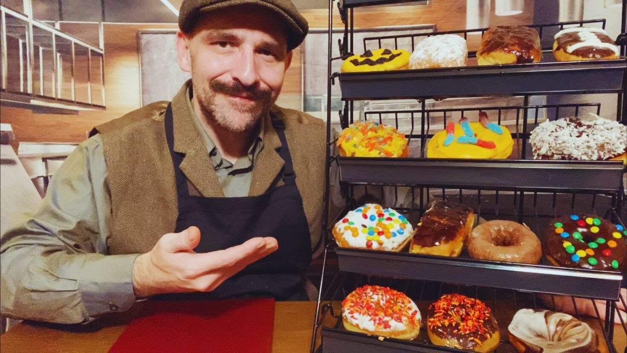 Пробуем новые вкусы в магазине пончиков 🍩ASMR-ролевая игра