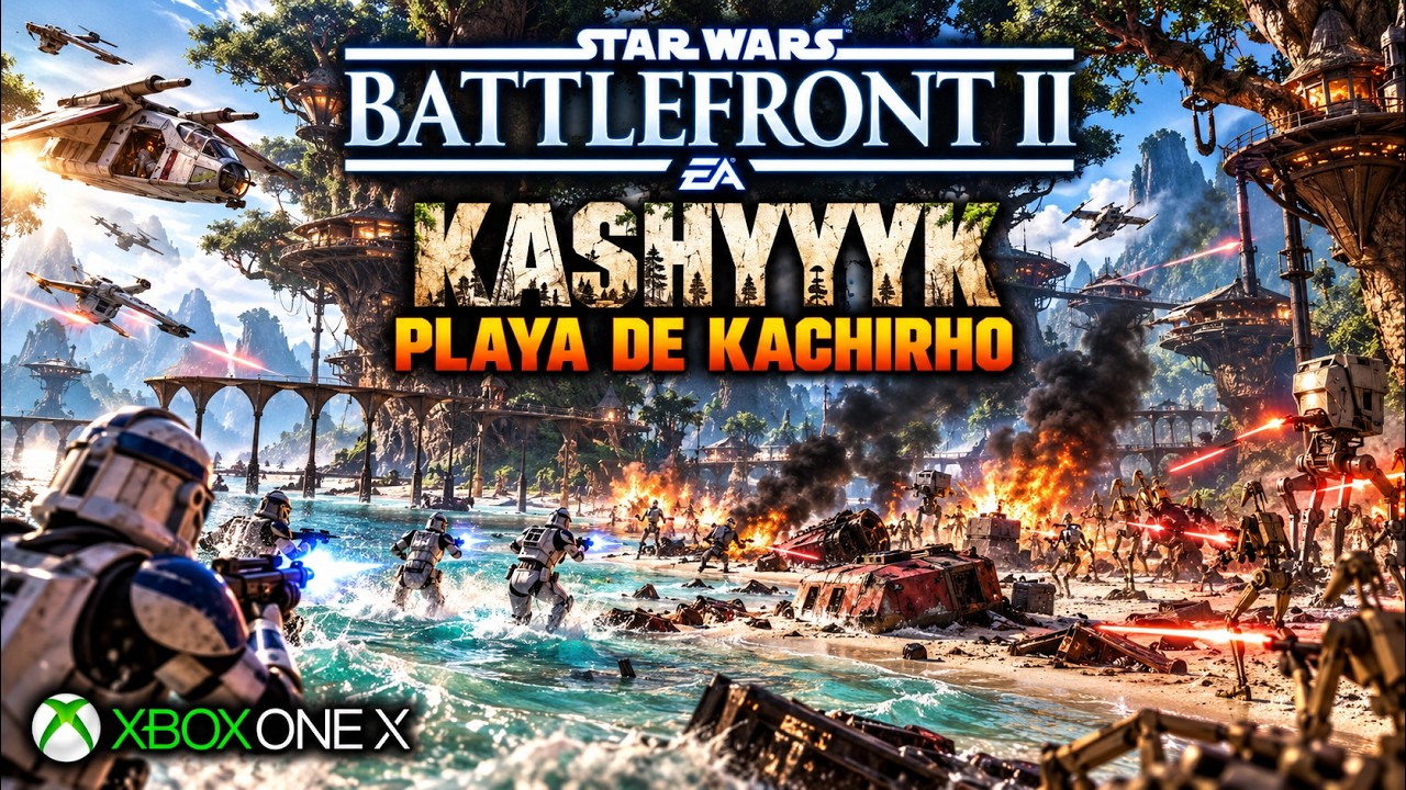STAR WARS BATTLEFRONT 2 - KASHYYYK - XBOX ONE X - - YouTube