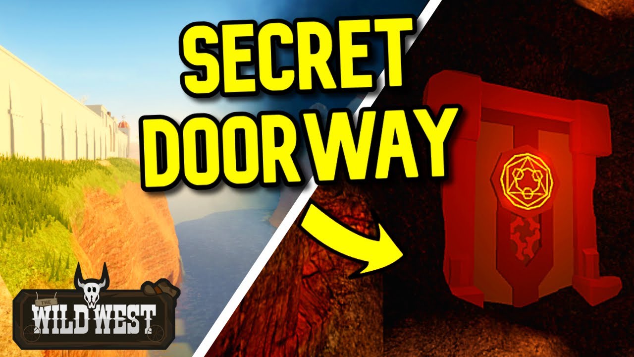 Secret Desert Cave Door The Wild West Roblox Secrets Youtube - wild west symbols roblox