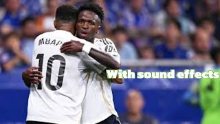 Real Madrid Vs Real Oviedo All Goals With Sound Effects