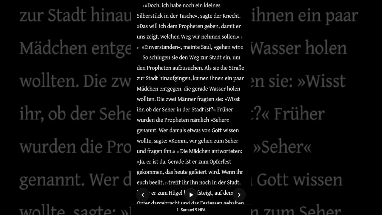Die Bibel 1 Samuel 9 YouTube Die Bibel 1 Samuel 9 YouTube