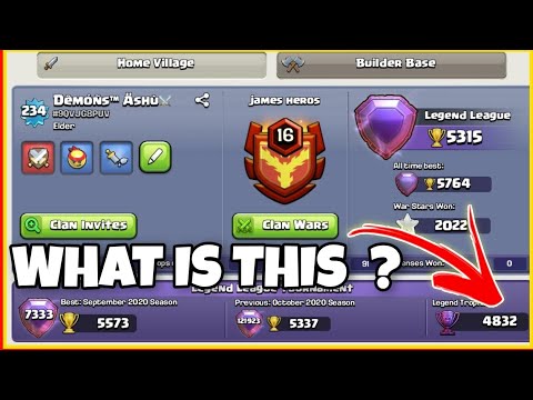 What is Legend Trophies in clash of clans||how to Get Legend trophies in Coc 2020