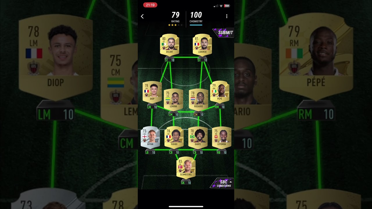 MadFut 23 SBC LIGUE 1 NICE