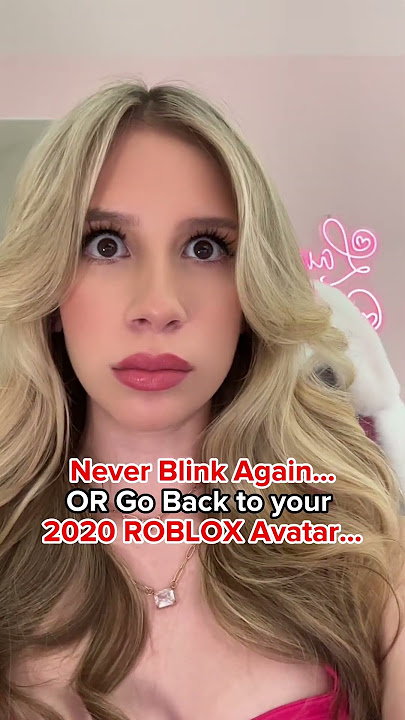 NEVER Blink Again, OR Go Back to Your 2020 ROBLOX AVATAR(TikTok Trend)