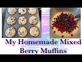 GAWA TAYO NG HOMEMADE MIXED BERRY MUFFINS