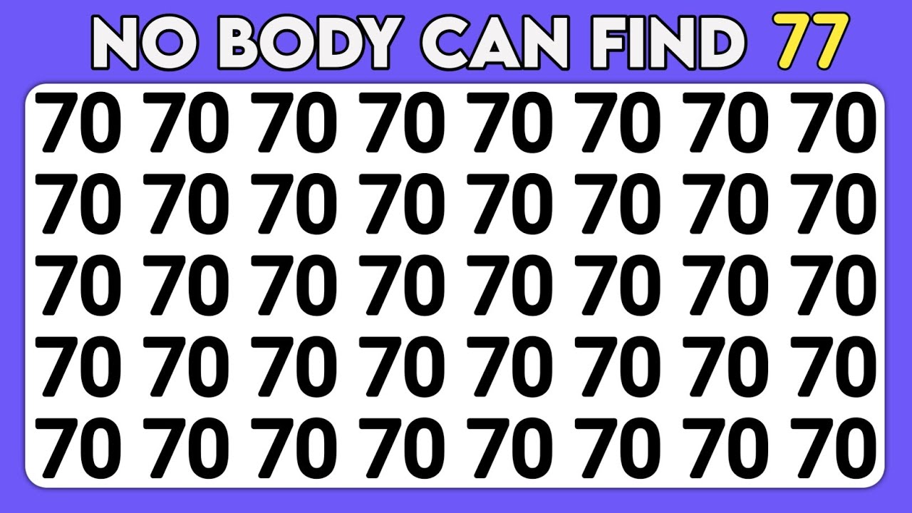 Find The Odd One Out | Test your Observation Sharpness | Number and Letter Challenge Edition 