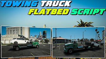 Free Advanced Towing Truck Script | Flatbed Script | QBCore/ESX | FiveM Tutorial #151