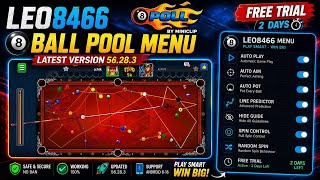 8 Ball Pool Aim Tool Mod Menu v56.28.3 | LEO8466 Free Trial #8BallPool screenshot 3