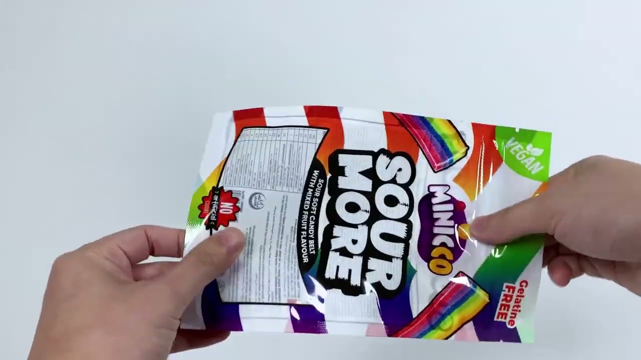 Custom Zipper Candy Packaging Bags Zipper Lock Candy Pouch