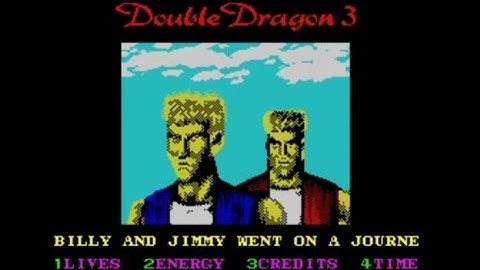 DOUBLE DRAGON 3 128K (2023 Edition / C64 intro with converted music) Walkthrough, ZX Spectrum