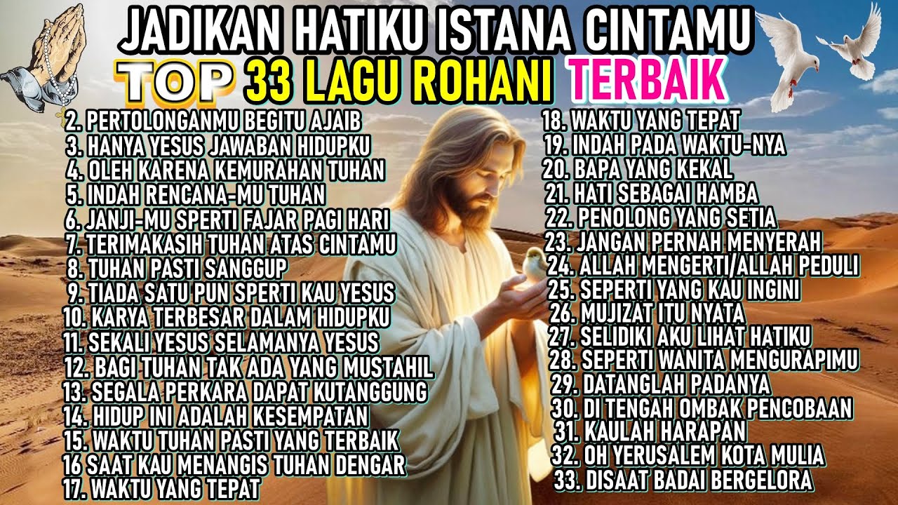 KUMPULAN NONSTOP LAGU ROHANI PILIHAN TERBAIK 2025 -  JADIKAN HATIKU ISTANA CINTAMU