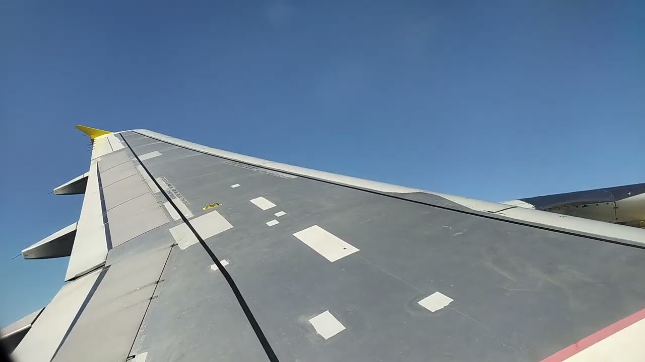 Perfect takeoff 🛫 from San Jose. Clear sky and beautiful flight view!