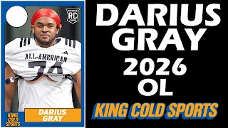 Darius Gray (2026 OL) Junior Year Highlight Tape Evaluation