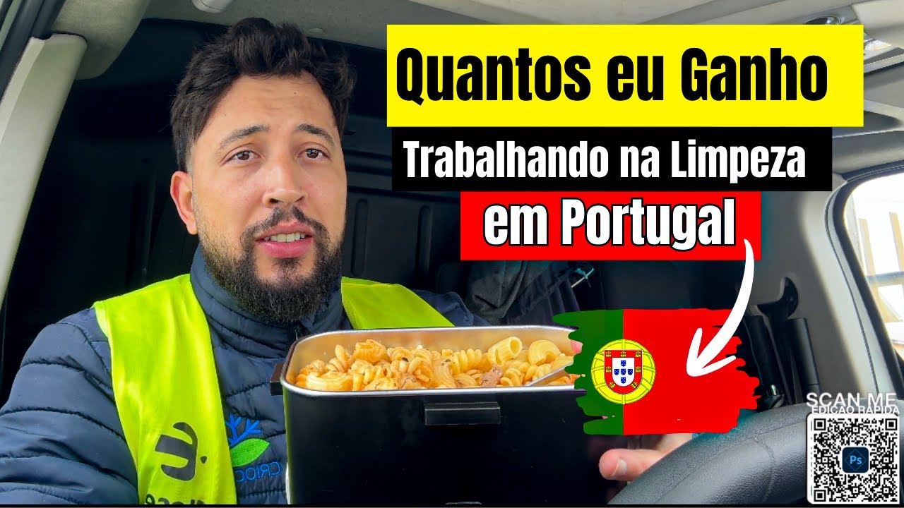 Quantos Eu Ganho Por Mês Trabalhando Com Limpeza em Portugal 🇵🇹 