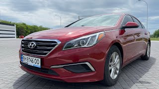 Hyundai Sonata SE 2.4л обзор Хюндай соната. Пригон авто из Сша за 14 дней . Solocar.