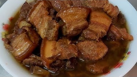 Thumbnail of RECIPE AND HOW TO COOK PORK IN SOY SAUCE || LU CU ROW || COOKING PORK TAIWAN STYLE
