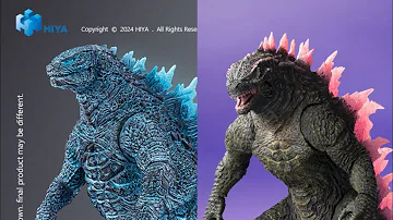 New Hiya Toys Basix Equisite Energized Godzilla and Shma Evolved Godzilla | BurningGodzilla Fan 1954