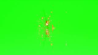 4K Green Screen Free - SPARKS SHOWERS