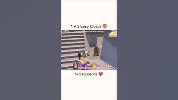 1 V 3 Easy Clutch 🥵 + #1v3clutch #pubgmobile
