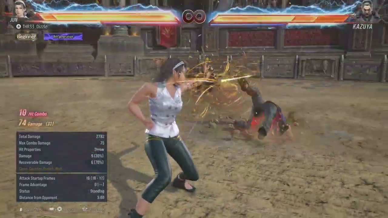 TEKKEN 8 Jun Max Damage No Rage No Heat Combo