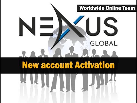 Nexus Global - New Account Activation