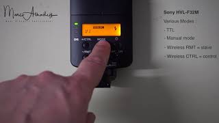 Sony HVL-F32M Flash - YouTube