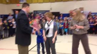 Famous Jerri DePuy receives distinguished Service Award at Murphy Elementary in Lapeer Profile