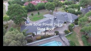 Solar Power Install on Slate Roof