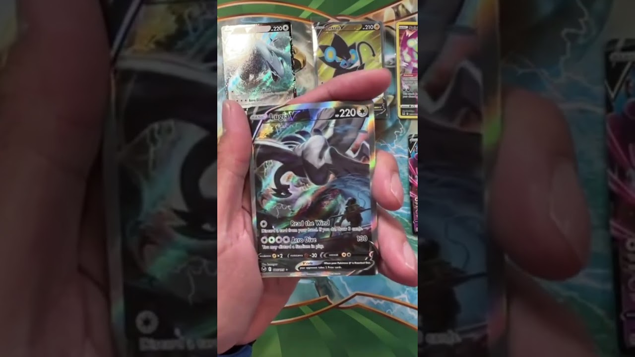 I Pulled the Lugia V Alternate Art Pokemon Card from Opening a Silver Tempest Booster Pack!