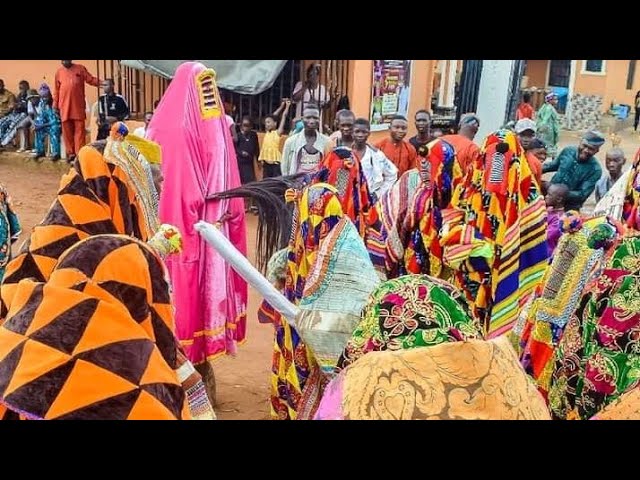 EGUNGUN FESTIVAL BY OLUWO IFATUNJI AFUWAPE AT AGBEJANLABOFA TEMPLE,  IJU-OTTA, OGUN STATE 