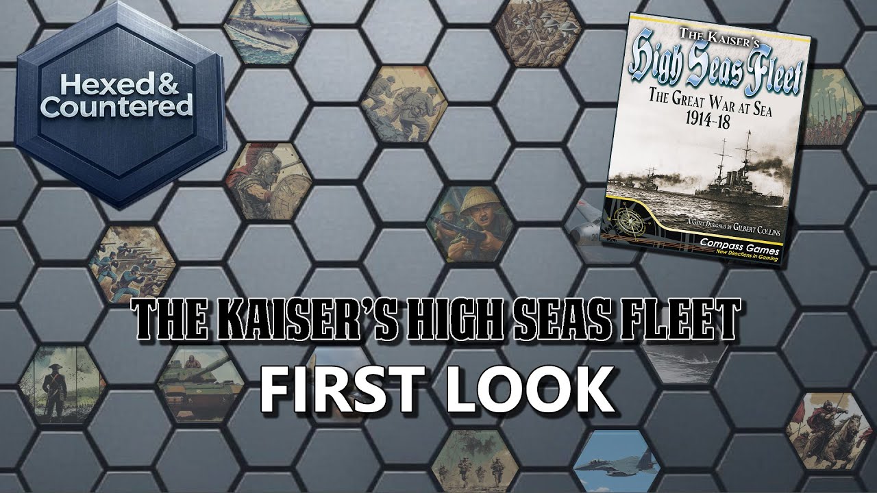 Флотилия открытого моря Кайзера (Compass Games) — первый взгляд