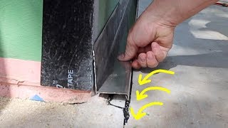 Flush Concrete to Framing? Here's a Stainless Flashing Fix!