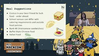 MLH Hackcon X: 3 Tips for Planning your First In Persnon Hackathon - Carmen Xu