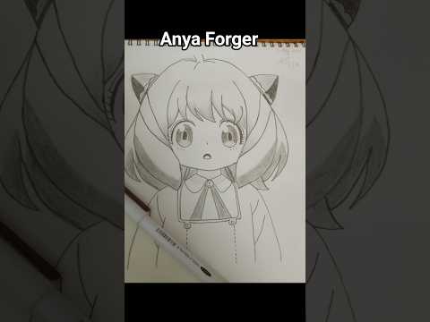 Anya forger || Rate it out of 10 🔥|| comment me what I should draw next 👇#anyaforger #viral #anime