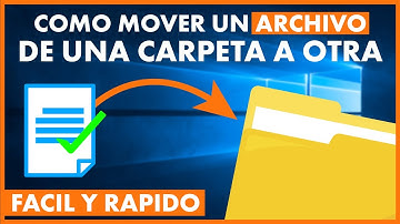 Como Mover un Archivo de una Carpeta a Otra 📂 Copiar / Cortar / Pegar / RijoAyuda.Com