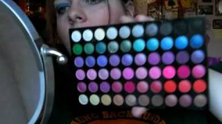 120 pro colour palette blue eyeshadow tutorial 120 pro colour palette blue eyeshadow tutorial