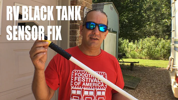 HOW TO CLEAN YOUR RV BLACK TANK SENSORS | Camco Swivel Stik Review | RV DIY