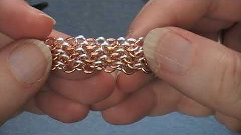 How to  -  chainmaille weave OOPS - tutorial - Как выполнять плетение Упс