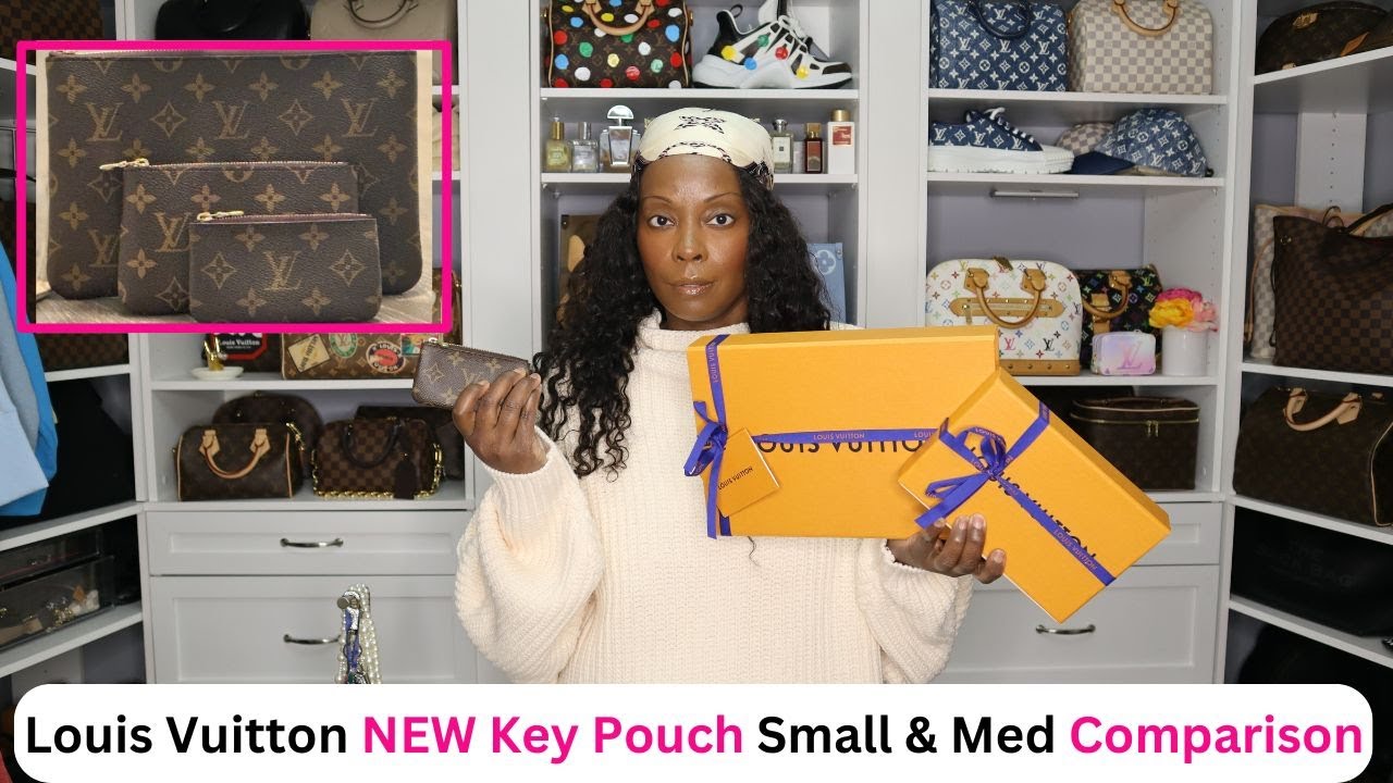 NEW RELEASE Louis Vuitton Key Pouch S & M Unboxing! - YouTube