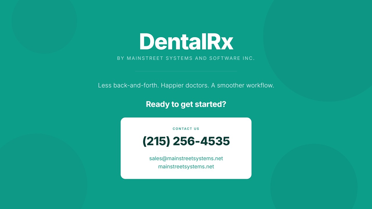 DentalRx — Quick Intro