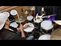 Tus Mentiras (Los Bukis) drum and bass cover Tita Rimel, Roberto Guadarrama II