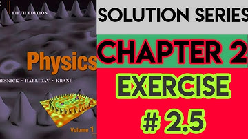 EXERCISE NUMERICAL 2.5 | PHYSICS HRK | CHAPTER 2 | MOTION IN 1 DIMENSION|SOLUTION SERIES| URDU HINDI
